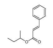 2-Propenoic acid, 3-phenyl-, 1-Methylpropyl ester, (2E)- structure