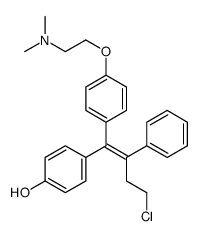 (E)-4-Hydroxy Toremifene Structure
