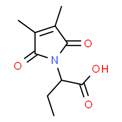 1H-Pyrrole-1-acetic acid, alpha-ethyl-2,5-dihydro-3,4-dimethyl-2,5-dioxo- (9CI)结构式