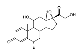 6β-甲基氢化泼尼松-d3结构式