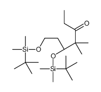 (5S)-5,7-Bis-{[tert-butyldimethylsilyl)oxy]}-4,4-dimethylheptan-3-one Structure