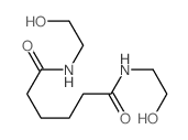 N,N-bis(2-hydroxyethyl)hexanediamide structure