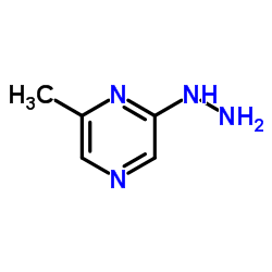 2-肼基-6-甲基吡嗪结构式