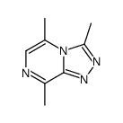 3,5,8-Trimethyl-1,2,4-triazolo[4,3-a]pyrazine结构式