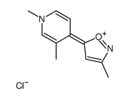 5-(1,3-dimethylpyridin-1-ium-4-yl)-3-methyl-1,2-oxazole,chloride结构式