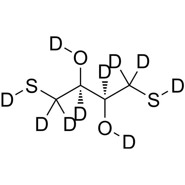 DL-dithiothreitol-d10-1 Structure