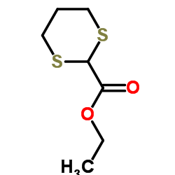 1,3-二噻烷-2-甲酸乙酯结构式