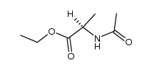 (R)-N-ethanoylalanine ethyl ester Structure