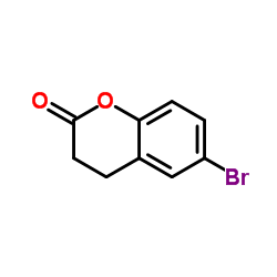 6-bromochroman-2-one Structure