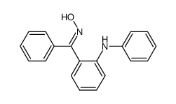 phenyl(2-(phenylamino)phenyl)methanone oxime结构式
