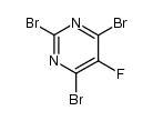 2,4,6-tribromo-5-fluoropyrimidine Structure