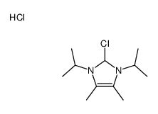 2-chloro-4,5-dimethyl-1,3-di(propan-2-yl)-1,2-dihydroimidazol-1-ium,chloride Structure