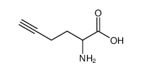 Homopropargylglycine Structure