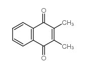 1,4-Naphthalenedione,2,3-dimethyl- structure