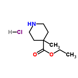 4-甲基-4-哌啶甲酸乙酯盐酸盐结构式
