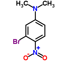 3-BROMO-N,N-DIMETHYL-4-NITRO-BENZENAMINE结构式