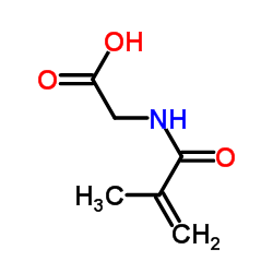 N-甲基丙烯酰基甘氨酸结构式