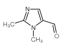 1,2-二甲基-1H-咪唑-5-甲醛结构式
