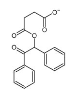 4-oxo-4-(2-oxo-1,2-diphenylethoxy)butanoate结构式