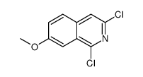 1,3-Dichloro-7-methoxyisoquinoline结构式