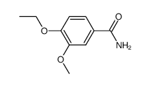 4-ethoxy-3-methoxy-benzoic acid amide结构式