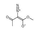 methyl 2-diazo-3-oxobutanoate Structure