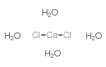 氯化钙四水合物结构式