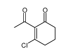 2-acetyl-3-chlorocyclohex-2-en-1-one Structure