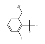 3-FLUORO-2-(TRIFLUOROMETHYL)BENZYL BROMIDE Structure