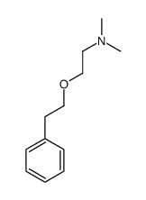 N,N-dimethyl-2-(2-phenylethoxy)ethanamine结构式