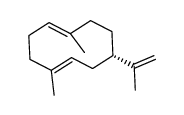 (+)-germacrene A Structure