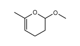 2-methoxy-6-methyl-3,4-dihydro-2H-pyran结构式