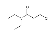 3-chloro-N,N-diethylpropionamide Structure