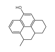1-Methyl-7-hydroxy-1,2,2a,3,4,5-hexahydropyren Structure