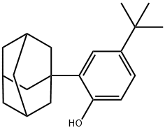 2-金刚烷基-4-叔丁基苯酚结构式