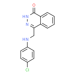 4-[(4-CHLOROANILINO)METHYL]-1(2H)-PHTHALAZINONE结构式