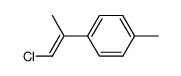 1-chloro-2-p-tolyl-propene结构式