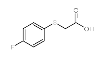 (4-fluorophenylthio)acetic acid Structure