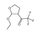 Ethanone, 1-(2-ethoxytetrahydro-3-furanyl)-2,2,2-trifluoro- (9CI)结构式