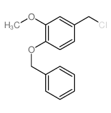 4-(chloromethyl)-2-methoxy-1-phenylmethoxy-benzene Structure