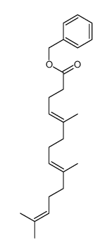 benzyl 5,9,13-trimethyltetradeca-4,8,12-trienoate结构式