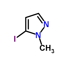 5-碘-1-甲基-1H-吡唑结构式