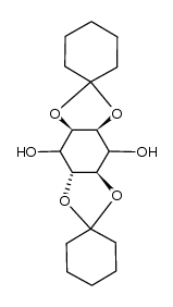 (+/-)-1,2:4,5-di-O-cyclohexylidene-myo-inositol结构式