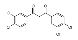 1,3-bis(3,4-dichlorophenyl)propane-1,3-dione Structure