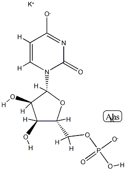 UMP dipotassium salt Structure