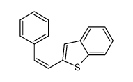 2-(2-phenylethenyl)-1-benzothiophene结构式