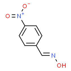 (Z)-4-Nitrobenzaldehyde oxime Structure