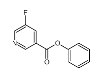 phenyl 5-fluoropyridine-3-carboxylate Structure