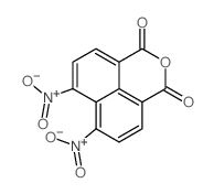 4,5-Dinitro-1, 8-naphthalenedicarboxylic anhydride结构式