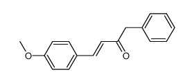 trans-1-phenyl-4-(4-methoxyphenyl)-3-buten-2-one结构式